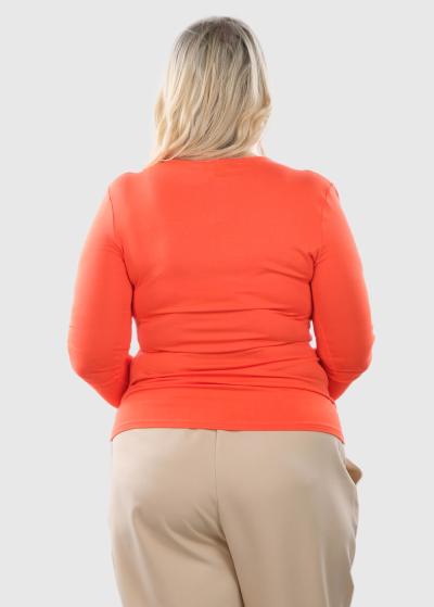 Zara Plus Size orange long sleeve t-shirt - back