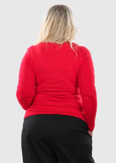Zara Plus Size red long sleeve t-shirt - back