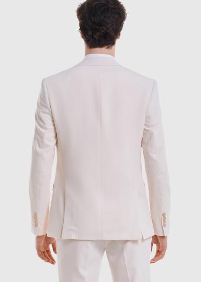 Gualterio Slim Fit бежевый мужской костюм - back