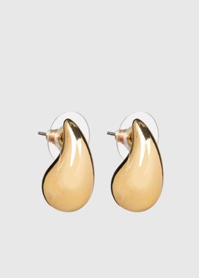 Eduarda gold-colored earrings - back