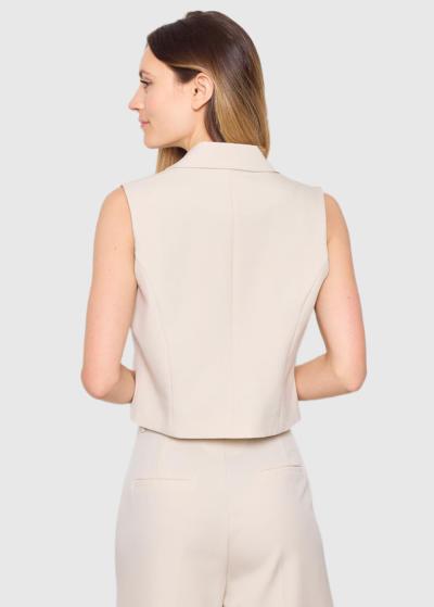 Ally balta sieviešu veste - back