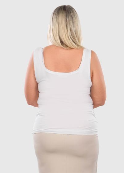 Avalanche  Plus Size white t-shirt - back