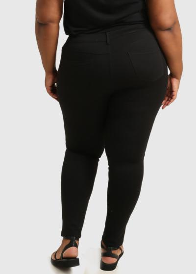 Doreen Plus Size Slim Fit black women's pants - back