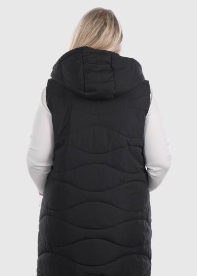 Dona Plus Size black women's vest - back