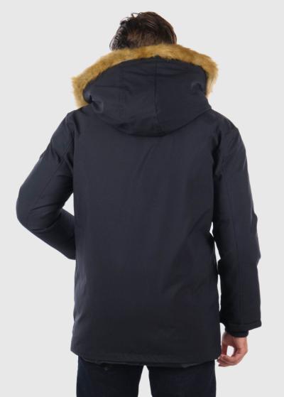 Estevan tumši zila vīriešu parka - back