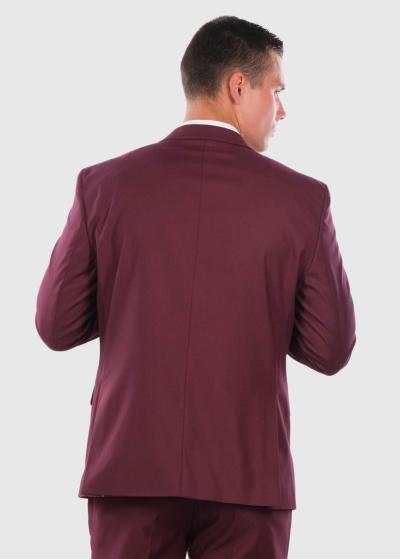 Giorgi Slim Fit bordo suit - back