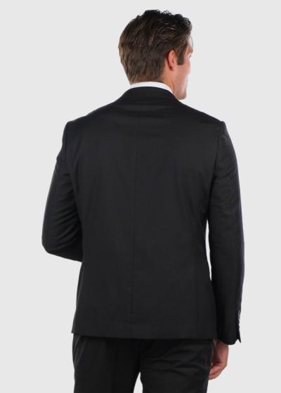 Graham Slim Fit black suit - back