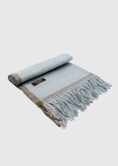 Mikaela light blue women's scarf - back