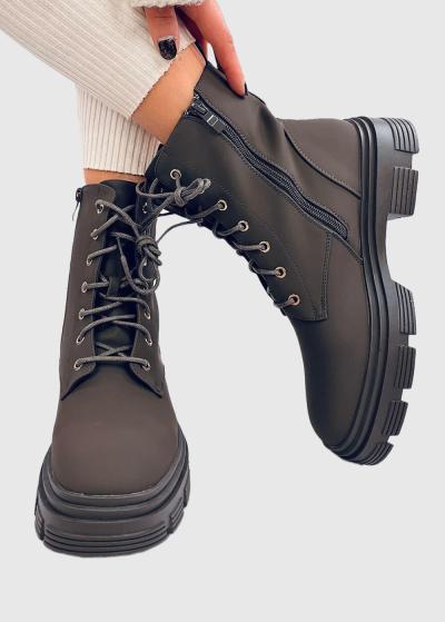 Zalina women's lace-up boots - back