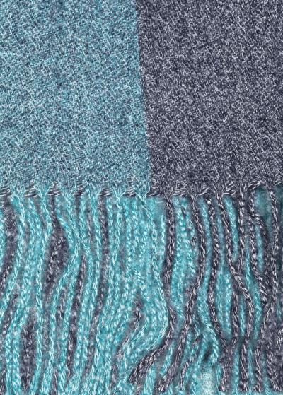 Zhanar women's scarf with fridge detail - back