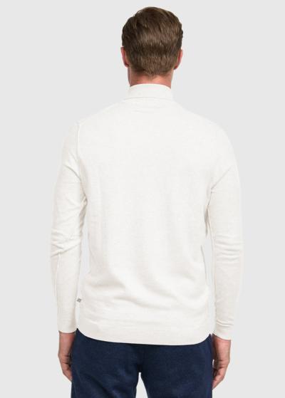 Dristan white men's turtleneck - back