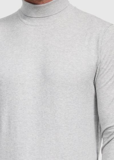Dristan grey men's turtleneck - back