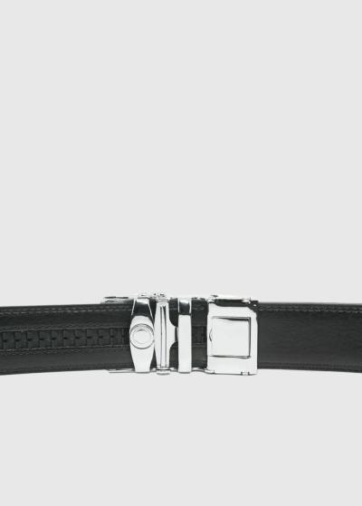 Azur dark brown men's belt - back