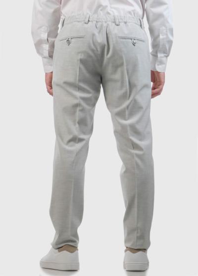 Tokyo grey men's trousers - back
