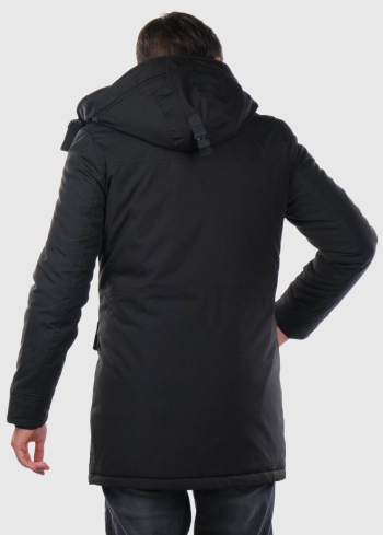 Carlo melna vīriešu parka - back