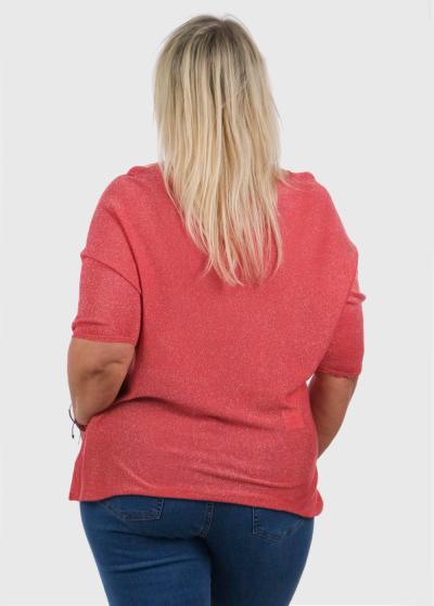 Airida Plus Size three quarter sleeve sweater - back