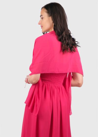 Elke розовое короткое вечернее платье - back