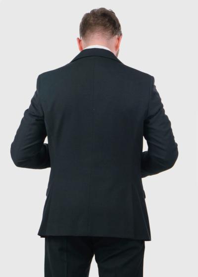 Wayne dark green Slim Fit men's suit - back