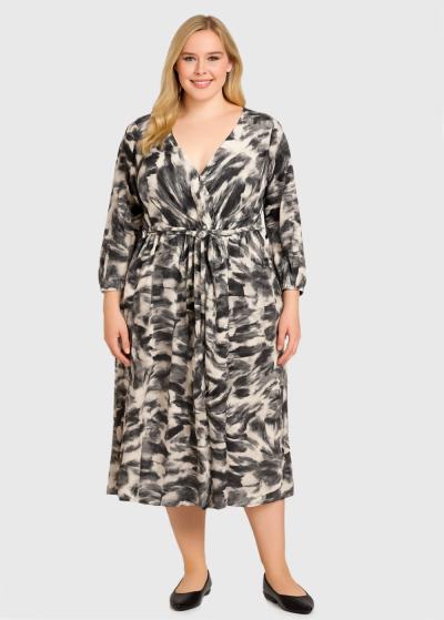 Toba Plus Size long dress  - back