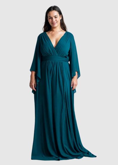 Enol Plus Size evening dress - back