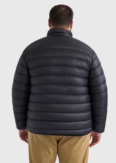 Mauro черная короткая куртка Большого Размера - back