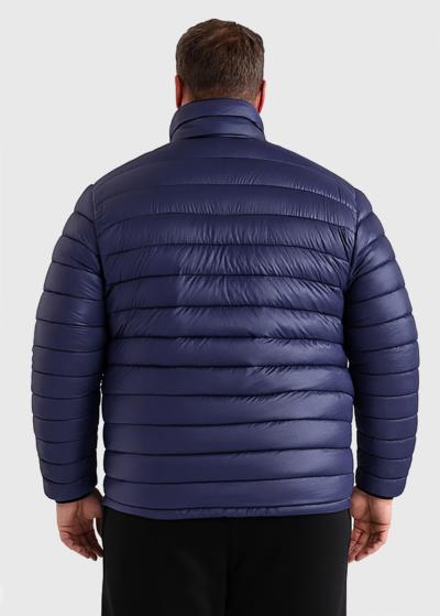 Mauro Plus Size dark blue short jacket - back