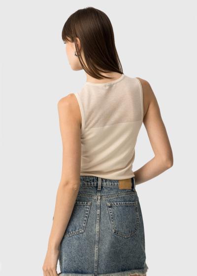 Bēšs tops - back