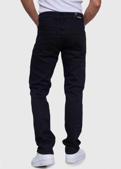 Black men's jeans - back