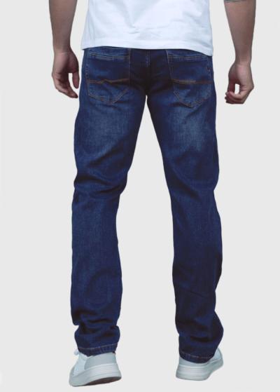 Regular Fit blue mens jeans - back