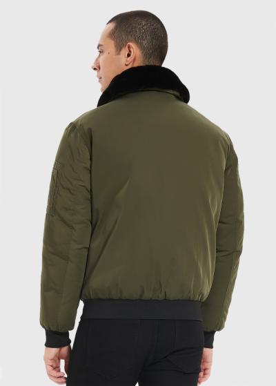 Till khaki short jacket - back