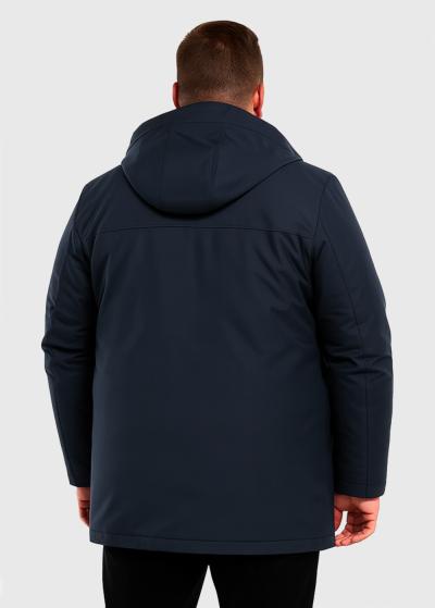 GEOX Plus Size dark blue jacket - back