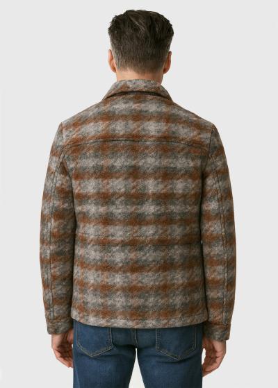 Layne men's checkered jacket - back