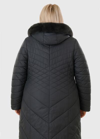Liena Plus Size grey women's jacket  - back