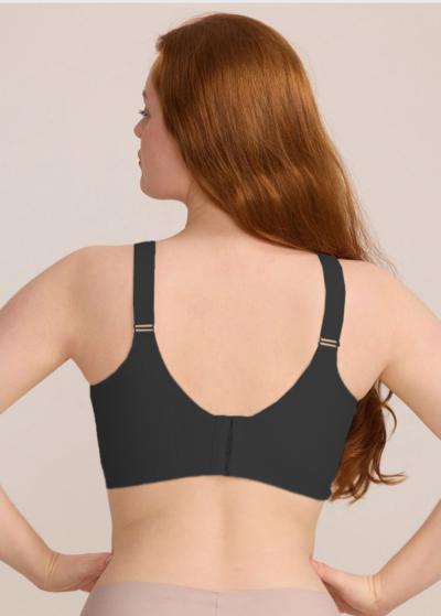 Jale black bra - back