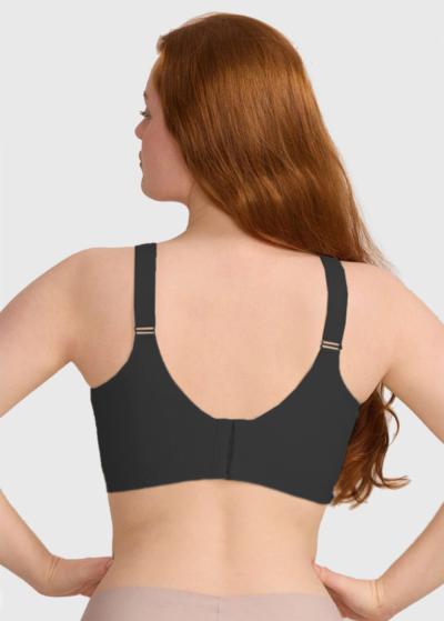 Jale black bra - back