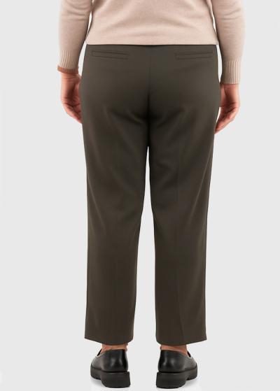 Jantina Plus Size khaki pants with pockets - back