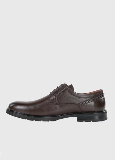 Emrah brown lace-up shoes - back