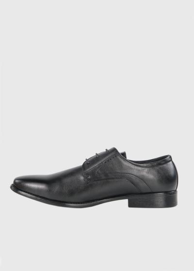 Erdan black lace-up shoes - back