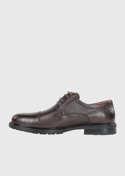 Ersan dark brown lace-up shoes - back