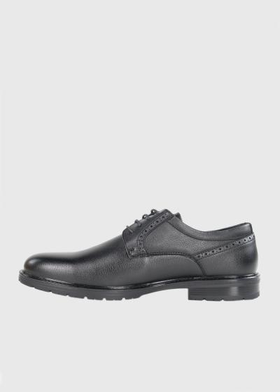 Emrah black lace-up shoes - back