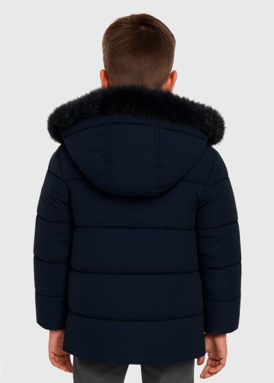 Emrys dark blue jacket with pockets - back