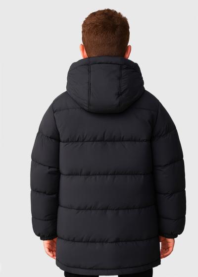 Esper black jacket с капюшоном - back