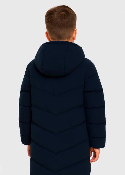 Ender dark blue jacket с капюшоном - back