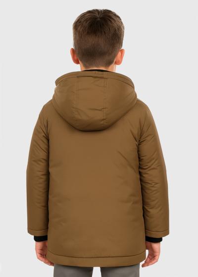 Eliy brown jacket with patch pockets - back