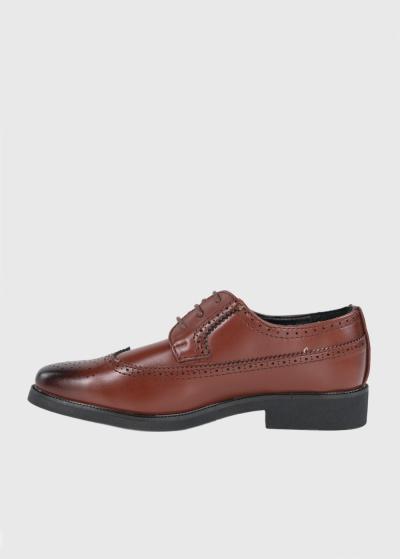 Dio brown lace-up shoes - back