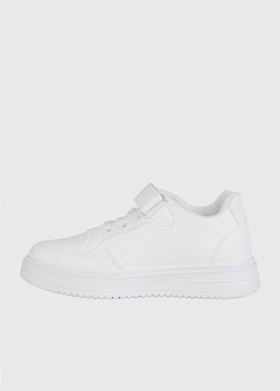 Danel white velcro sneakers - back