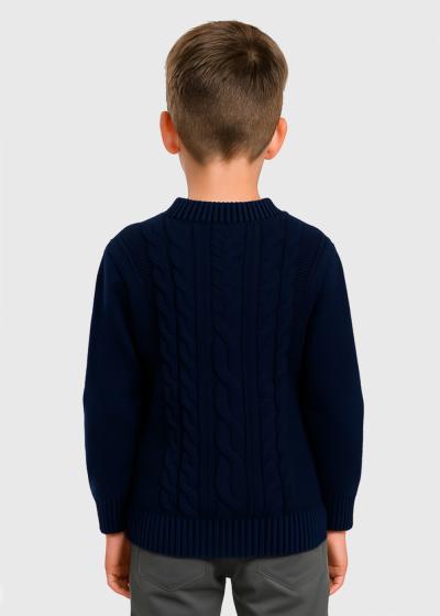 Derian dark blue sweater - back