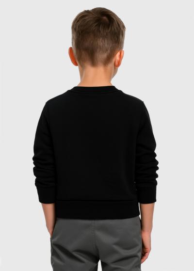 Clement black one color sweater - back