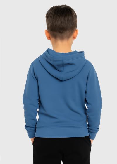 Chris blue hoodie - back