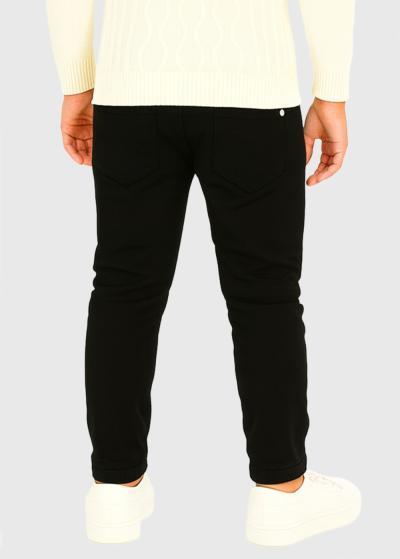 Cody black pants with pockets - back